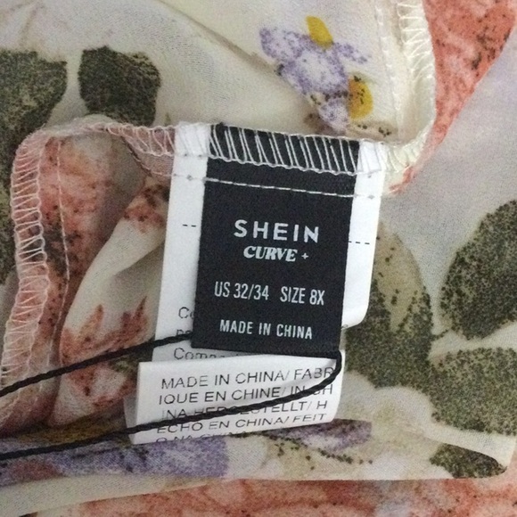 Privé Plus Size Off Shoulder Floral Print Dress by SHEIN - Picture 8 of 8